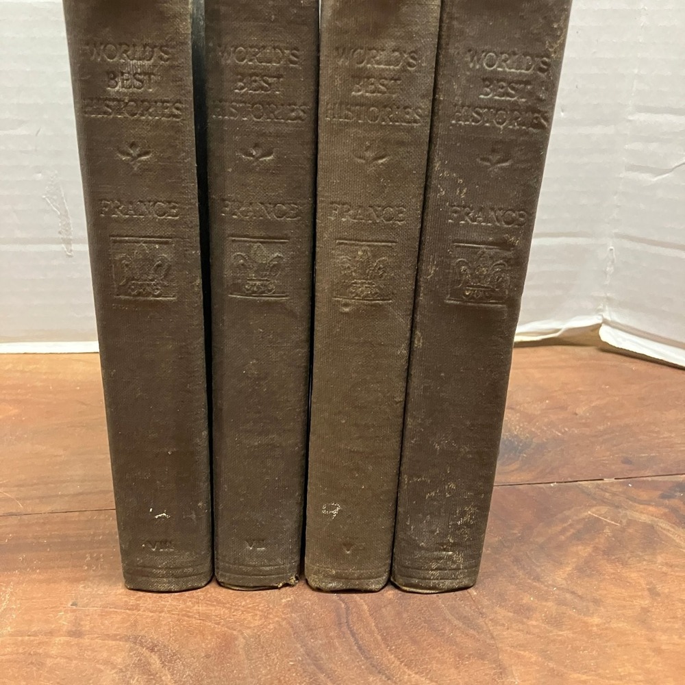 World's Best Histories: France Guizot 1900 Illustrated 4 Volume Lot Hardcover